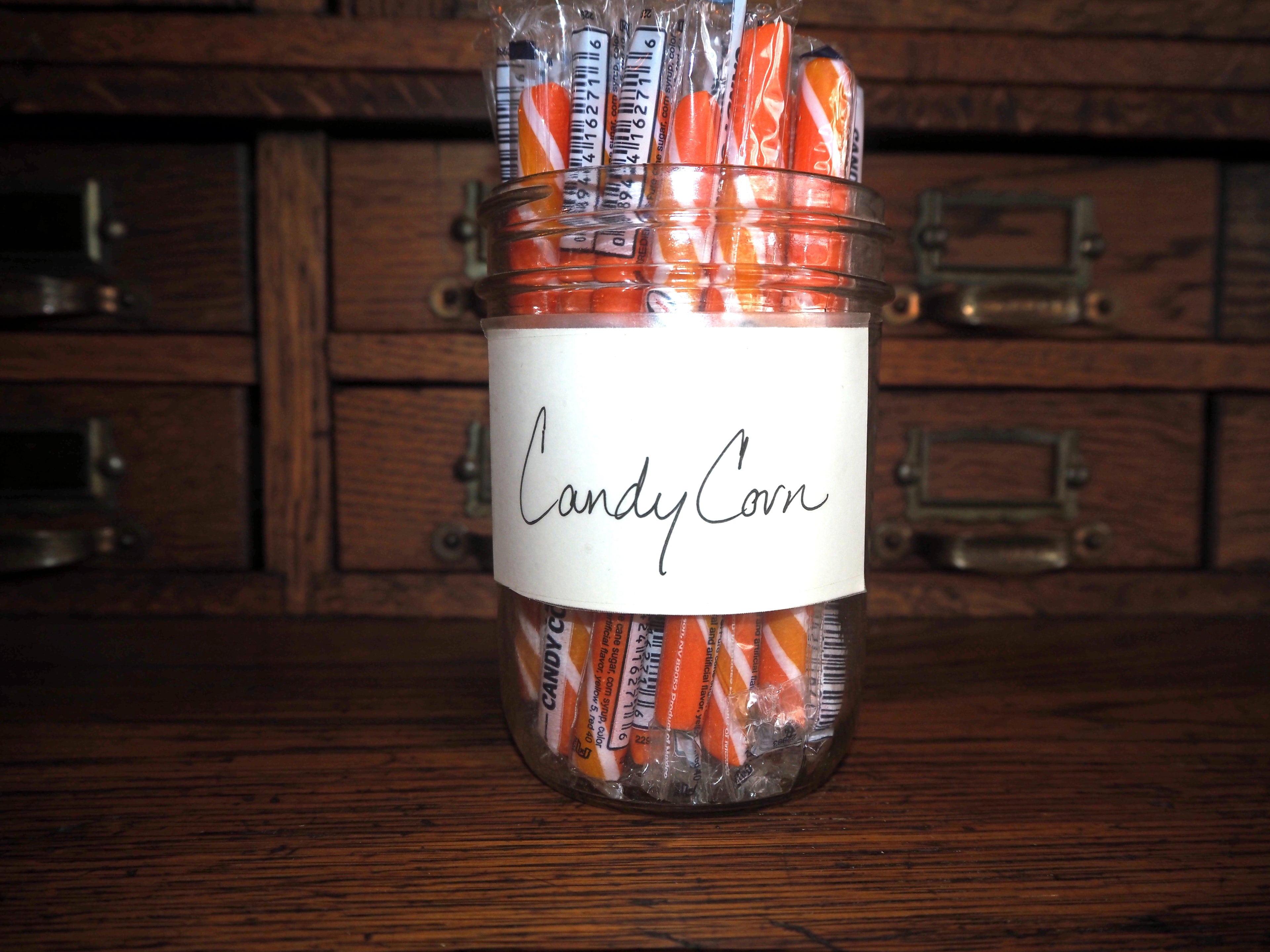 Candy Corn Candy Sticks