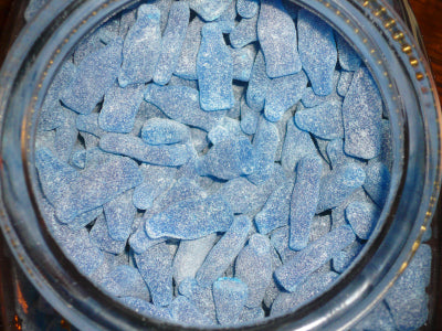 Sour Blue Cola Bottles