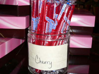 Cherry Candy Sticks