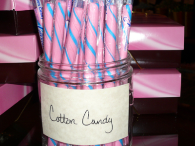 Cotton Candy Candy Sticks