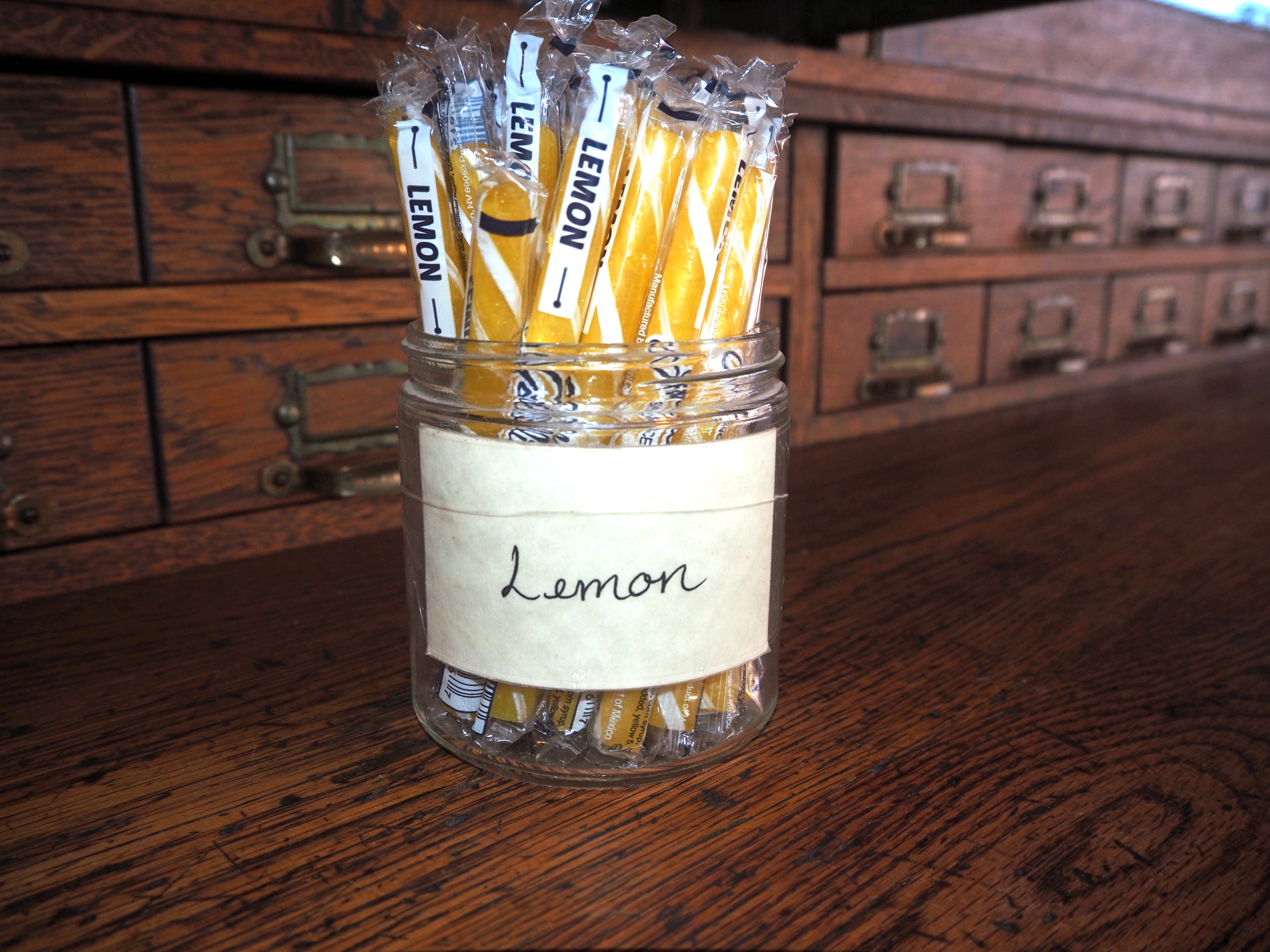 Lemon Candy Sticks