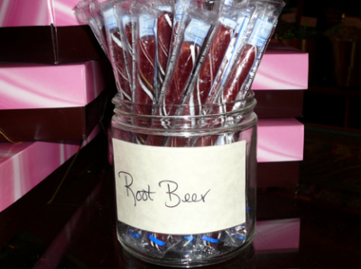 Root Beer Candy Sticks